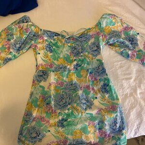 Zara Floral Mini Dress